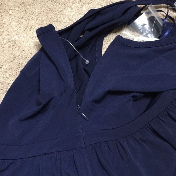 New. Michael Kors split navy maxi dress. Petite - Picture 13 of 16